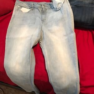 Rue 21 high waisted blue jeans